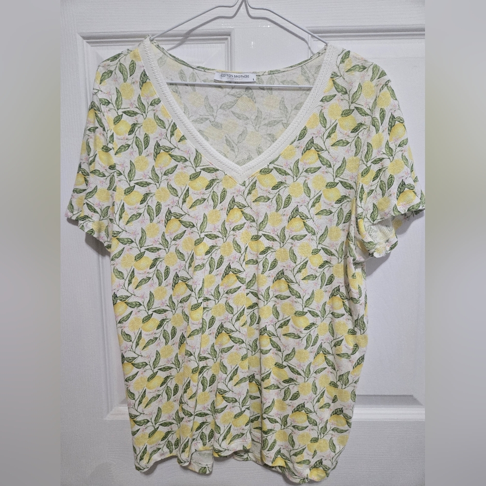 Lemon Pattern Tshirt - Large